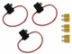 10 Gauge ATC ATO In-Line Fuse Holder Wire 12V Blade Waterproof 3 Pack 10 Amp