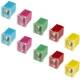 10 PCS Versatile Automotive Fuse Assortment Low Profile Box Shaped Black 