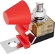 Joinfworld MRBF Terminal Fuse Block 50A 58V DC Battery 50A, Red&Silver 