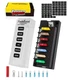 FASTSTORM 6 Circuits Waterproof Marine Fuse Panel, ATO Blade Fuse Block with ...