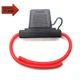 VANTRONIK Waterproof Maxi Inline Fuse Holder with 8 Gauge AWG Wire 15.8 Inches