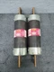 Lot of 2 - Used Fusetron FRS-R-350 Dual Element Time Delay Fuse 600V 350A