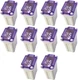 10PCS 25 Amp Car Micro Cartridge Fuses, Car Square Micro Female Fuse, Slow Blow