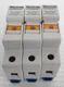 Ferraz Shawmut USCC1I-AC300 Din Rail Fuse Holder 1P 300VAC 30A (Lot of 3)