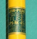 Bussmann, LPS-RK-41/2, Time-Delay Fuse 600VAC 4-1/2A 4.5A 4.5 Amp Cooper Buss