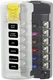 AMRB-5035 Blue Sea ST Blade Fuse Block - 6 Independent Circuits w/ Cover