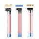 Nilight - 50040R 12V Car 10 Pack Fuse Holder-3 types, 3 Types-10 Packs 