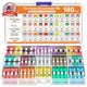 JOREST 180Pcs Fuse Kit,60 Mini Car Fuses Assortment + 60 Standard Blade Automoti