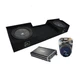 04-15 Fits Nissan Titan King or Crew Kicker CompR CWR12 Dual 12 Sub Box CX1200.1
