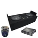 82-04 Chevy S-10 Extended Cab Truck Kicker CompR CWR12 Dual 12 Sub Box CX1200.1