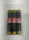 Bussmann FRS-45 Fusetron Lot of 3 Time Delay Fuses 45 Amp 600 VAC