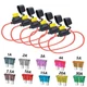 12 Gauge in Line Fuse Holder ATC/ATO 6 Pcs Waterproof Inline Automotive Blade...