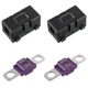 BOJACK 200 Amp AMI/Midi Fuse Holders and High Current Bolt-on Midi purple
