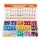 180 PCS Car Fuses Assortment Kit, Blade Fuses Automotive, Standard & Micro & ...